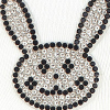 Bawełniane skarpetki damskie z głową królika Cotton Funny Bunny 01 Marilyn
