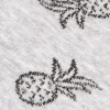 Skarpetki stopki damskie w srebrne ananasy Art. 114