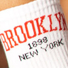 Skarpetki damskie sportowe z napisami Brooklyn