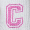 Skarpetki damskie bawełniane z literą C na prążkowanym ściągaczu Milena