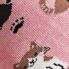 Stopki damskie bawełniane różowe w urocze kotki Milena