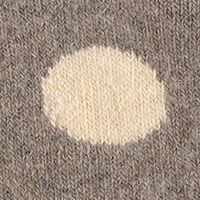 Skarpetki damskie z angorą w grochy podeszwa ABS kawowe D27 Marilyn