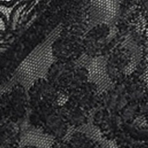 Biustonosz miękki z eleganckiej czarnej koronki Glam 1940 Sielei