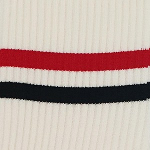 Skarpetki męskie z wiskozą w sportowym stylu off white Striped Stripe Marilyn