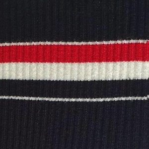 Skarpetki męskie z wiskozą w sportowym stylu czarne Striped Stripe Marilyn
