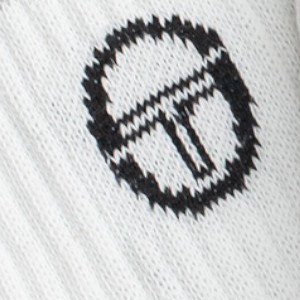 Skarpetki męskie bawełniane białe (3pack) wysoki prążkowany ściągacz 1003 Sergio Tacchini