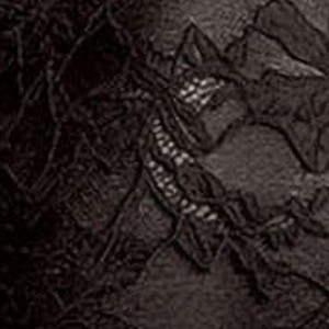 Komplet koronkowej bielizny damskiej czarnej 2625 Bondage Lormar