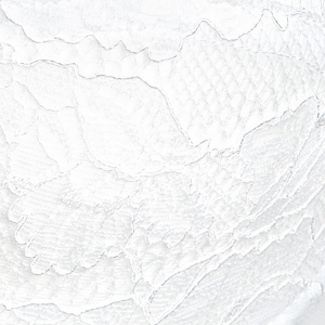 Biustonosz koronkowy miękki bez fiszbin biały New Piuma Pizzo Infiore