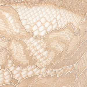 Biustonosz koronkowy miękki bez fiszbin cielisty New Piuma Pizzo Infiore