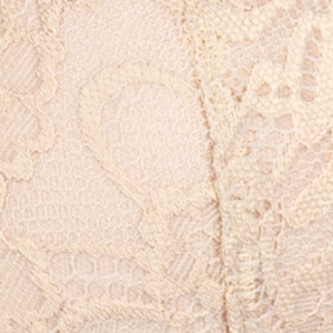 Biustonosz push-up z eleganckiej beżowej koronki Allure 2674 Sielei