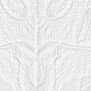 Figi damskie klasyczne białe z miękkiej koronki Margherita Pierre Cardin