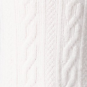 Skarpetki damskie bawełniane (2pack) faktura warkocza białe WC28 Velvet Legs