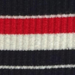 Skarpetki damskie z wiskozą w sportowym stylu czarne Striped Stripe Marilyn