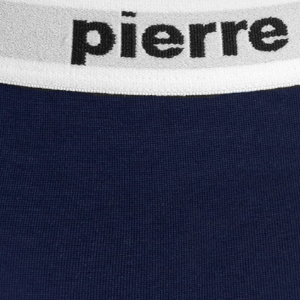 Figi damskie bawełniane w sportowym stylu ciemny granat Pinolo Pierre Cardin