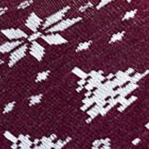 Skarpetki męskie świąteczne bordowe Norweski Wzór Milena