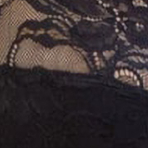 Biustonosz miękki z koronki i bawełny na duży biust czarny 340 Miranda Kleo