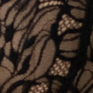 Biustonosz koronkowy półusztywniany na fiszbinach czarny 3585 Ariel Kleo