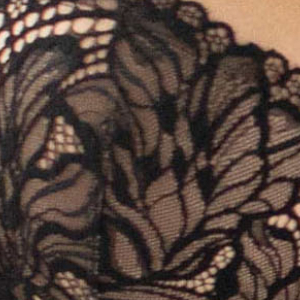 Koronkowe body damskie czarne z miękkimi miseczkami 3588 Ariel Kleo