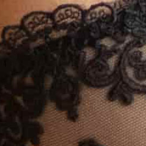 Biustonosz miękki balkonatka z eleganckiego haftu czarny 2628 Eva Kleo