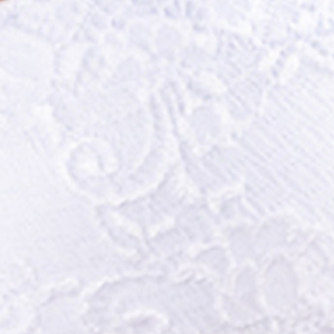 Biustonosz balkonetka koronkowa push-up biała 322.01 Karina Kleo