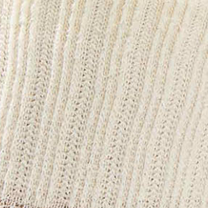 Zakolanówki damskie bawełniane prążkowane kremowe L1946 Rib Kleo