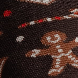 Skarpetki damskie świąteczne Pierniki brązowe Milena