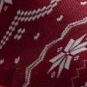 Skarpetki świąteczne męskie bordowe samochód z choinką Milena