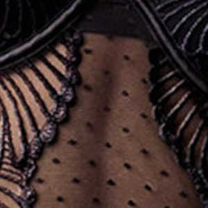 Gorset czarny z podwiązkami 3670 Cocktail Lormar