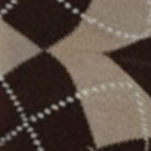 Skarpetki dziecięce bawełniane brązowe w romby vintage Milena