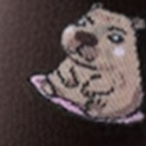 Skarpetki dziecięce bawełniane brązowe Siedząca Kapibara Milena