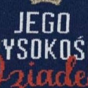 Skarpetki na Dzień Dziadka Jego Wysokość Dziadek granatowe Milena