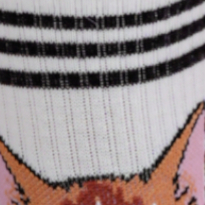 Skarpetki damskie z prążkowanym ściągaczem i motywem kotki Milena