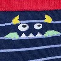 Skarpetki dziecięce granatowe z sympatycznym potworkiem Milena