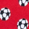 Skarpetki dziecięce czerwone z wzorem piłki nożnej Milena